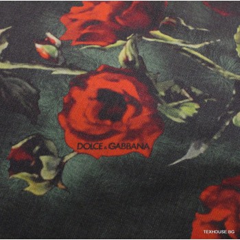 Кашмир Dolce & Gabbana рози зелен фон